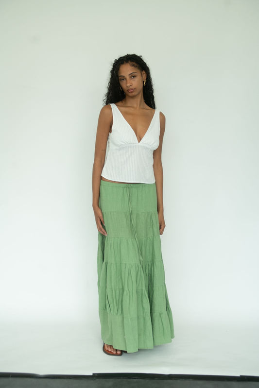 Plunge Tie-Back Top